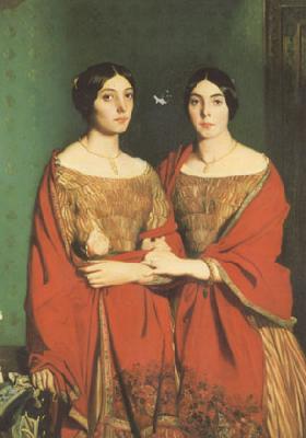 Theodore Chasseriau The Two Sisters (mk05) oil painting image
